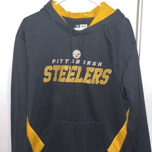100% polyester Steelers hoodie